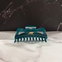  Giant Emerald Megabow Hair Claw for Long, Thick Hair | Panther Icon in Gold Foil Hair Accessories