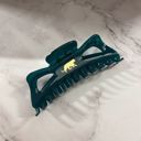  Giant Emerald Megabow Hair Claw for Long, Thick Hair | Panther Icon in Gold Foil Hair Accessories