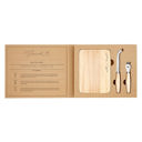  Gift Box: Cocktail Garnish Book Box With a Twist | Cutting board, Knife, and Zester Gift Set