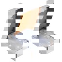  Eat and Sleep Dotted Blue Tea Towel | Extra Large 20" W x 27.5" L | In a Gift Box! | Gift for Her