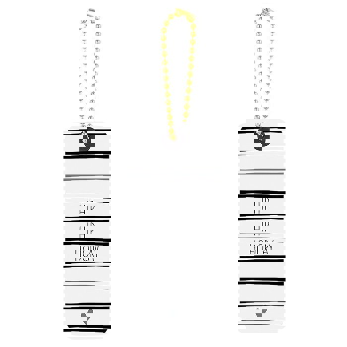 Gift Tag Book in Black and White | 24 Minimalist Tags with Gold Ball Chains
