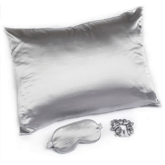 Giftable Goodnight Gorgeous Satin Sleep Set [Includes Pillowcase, Sleep Mask + Scrunchie]