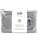  Giftable Gray Goodnight Gorgeous Satin Sleep Set [Includes Pillowcase, Sleep Mask + Scrunchie]