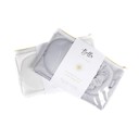  Giftable Gray Goodnight Gorgeous Satin Sleep Set [Includes Pillowcase, Sleep Mask + Scrunchie]