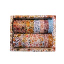 Ginger Florals Washi Set | 12 Washi Tapes in a Box | Gift Wrapping Tools and Craft Tape