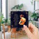 Glass of Champagne and a Billion Dollars Individual Vinyl Stickers for Water Bottle, Tumbler, Laptop Case - Funny and Cute Designs