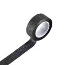 Black Glitter Ticket Stub Washi Tape | Gift Wrapping and Craft Tape