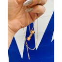  Gold Dumbbell Weightlifting Necklace
