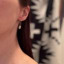  Gold Plated Safety Pin Earrings Luxe Jewelry | 1.25''