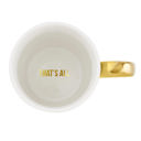  Golden Girl Mug Gold Handle | Stoneware Coffee Tea Cup | 16oz