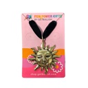  Golden Sun Face Black Velvet Choker