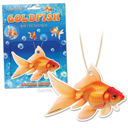 Goldfish Air Freshener in Orange Scent | Car Deodorizer Car Air Freshener Funny Stocking Stuffers - 10 Options - Cat, Mushroom, Goldfish, Squirrel in Underpants, Crow etc. 