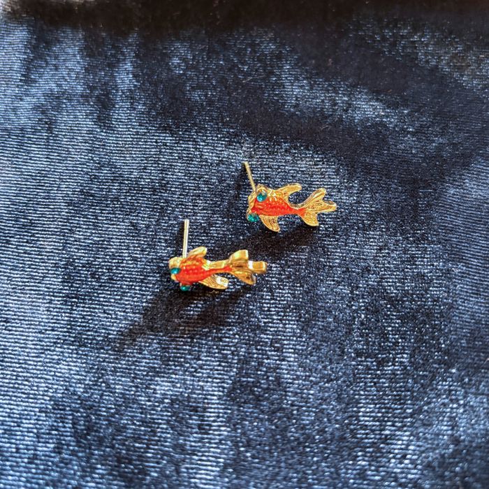 Goldfish Hair Claw and Earrings Gift Set | Gifts for Her | Gift Box