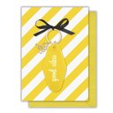  Good Vibes Motel Style Keychain with "Good Vibes on Your Birthday" Greeting Card | Gift for Her