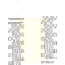  Extra Large Ivory Fringe Hand Knotted Macrame Wall Hanging | 24" x 35"