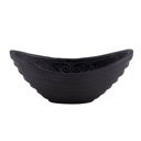  Gothic Cast Iron Oval Bowl | Black Versatile Serving Bowl | 6.5" x 3" x 2.75"