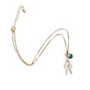  Ground Control Astronaut Pendant Necklace with Planet Charm