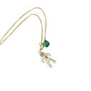  Ground Control Astronaut Pendant Necklace with Planet Charm