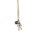  Ground Control Astronaut Pendant Necklace with Planet Charm