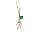 Ground Control Astronaut Pendant Necklace with Planet Charm