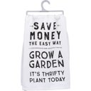  Grow A Garden Funny Snarky Dish Cloth Towel / Novelty Silly Tea Towels / Cute Hilarious Farmhouse Kitchen Hand Towel