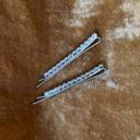  Hair Pins in Clear Rhinestones | Bobby Pins Hair Accessory | 2.75"