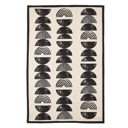  Half Circles Kitchen Tea Towel | 18" x 28" Cotton Dish Towel