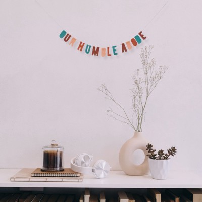 Handmade Felt Letter Hanging Banner Garlands  | Housewarming, Wall Decor  or Party Garland