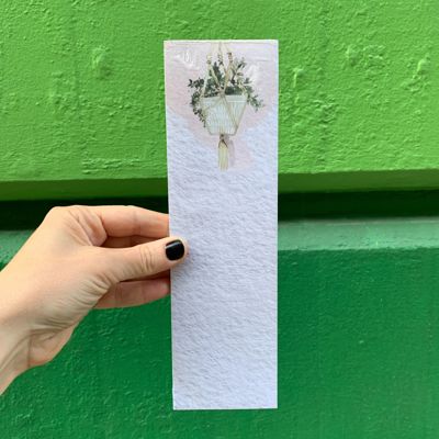 Hanging Plant List Notepad | 9.5" x 2.75" | Holds to Fridge with Strong Magnet