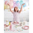  Happy Birthday Kids Geometric Paper Plates – 12ct | Party Plates | 9"