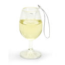 White Wine Happy Hour Hand-Crafted Glass Ornament | Real Liquid Inside | Wine, Martini, or Margarita | Gift for Her