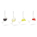  Happy Hour Hand-Crafted Glass Ornament | Real Liquid Inside | Wine, Martini, or Margarita | Gift for Her