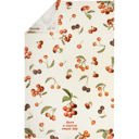 Have A Cherry Sweet Day Fruit and Vegetable Puns Embroidered Tea and Dish Towels | Funny Kitchen Hand Towels