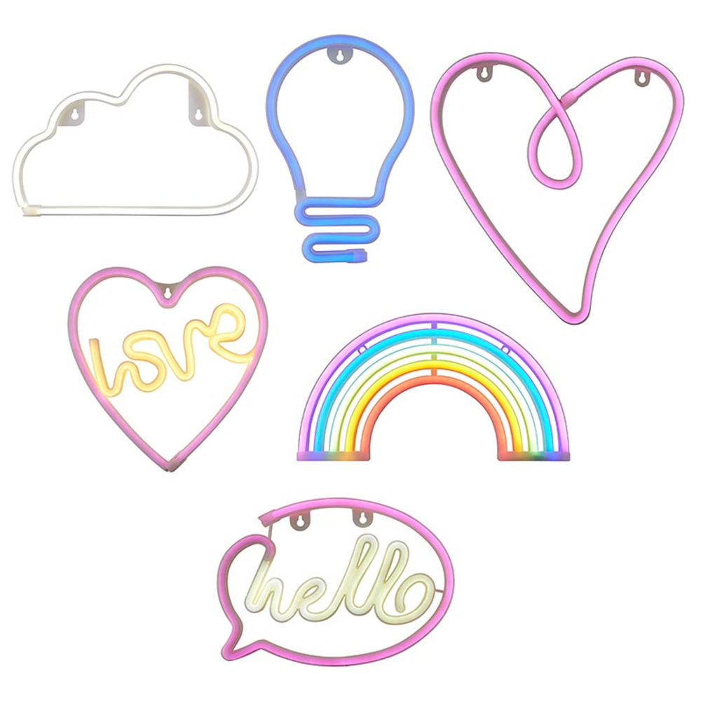 Heart Neon LED Light | Heart Shaped Wall Art Sign