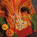  Hello Fall Kitchen Towel | Dish Towel | 18" x 28"