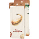  Hello Gourdgeous Kitchen Towel | Vintage-inspired Hand Tea Dish Cloth | 18" x 28"