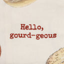  Fruit and Vegetable Puns Embroidered Tea and Dish Towels | Funny Kitchen Hand Towels