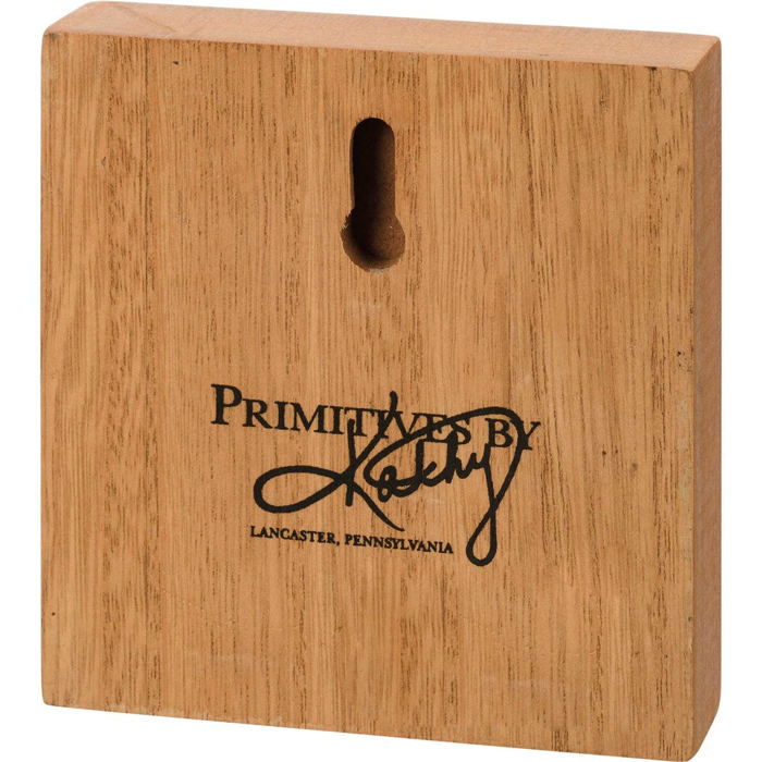 Hey You Know I Love You Right Block Sign | Multicolor Woodburned Decor | 4" x 4" | Gift for Her
