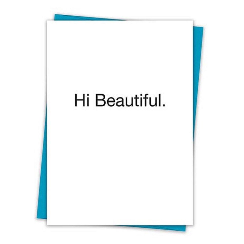 6 Pack Greeting Cards Cute and Funny Sayings Minimalist White Cards with Envelopes Blank Inside