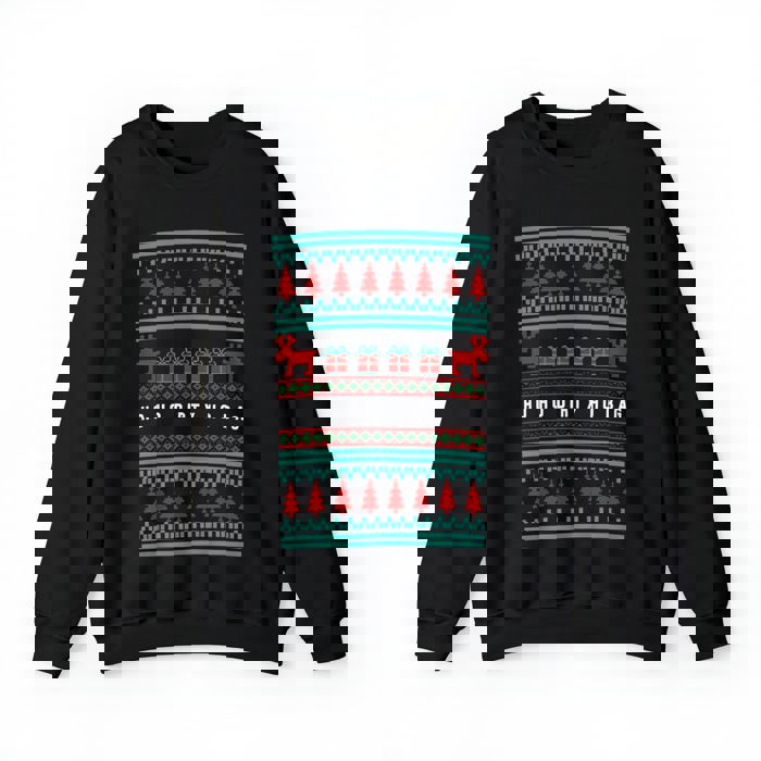 Ho Ho Dirty Ho Bag "Ugly Christmas Sweater" Unisex Heavy Blend™ Crewneck Sweatshirt (Sizes S-4X)