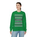 Green Small Ho Ho Dirty Ho Bag "Ugly Christmas Sweater" Unisex Heavy Blend™ Crewneck Sweatshirt (Sizes S-4X)