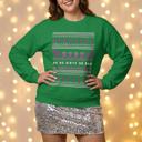  Ho Ho Dirty Ho Bag "Ugly Christmas Sweater" Unisex Heavy Blend™ Crewneck Sweatshirt (Sizes S-4X)