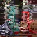  Ho Ho Holy Shit I Need A Drink Box Sign And Sock Giftable Set | Holiday Gift Set