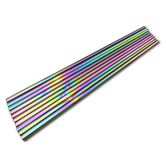 Holographic Rainbow Chopsticks in Stainless Steel | Food Sticks Kitchen Utensils