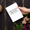 Hoped I'd Have A Kid Like Me 6 Pack Greeting Cards Cute and Funny Sayings Minimalist White Cards with Envelopes Blank Inside