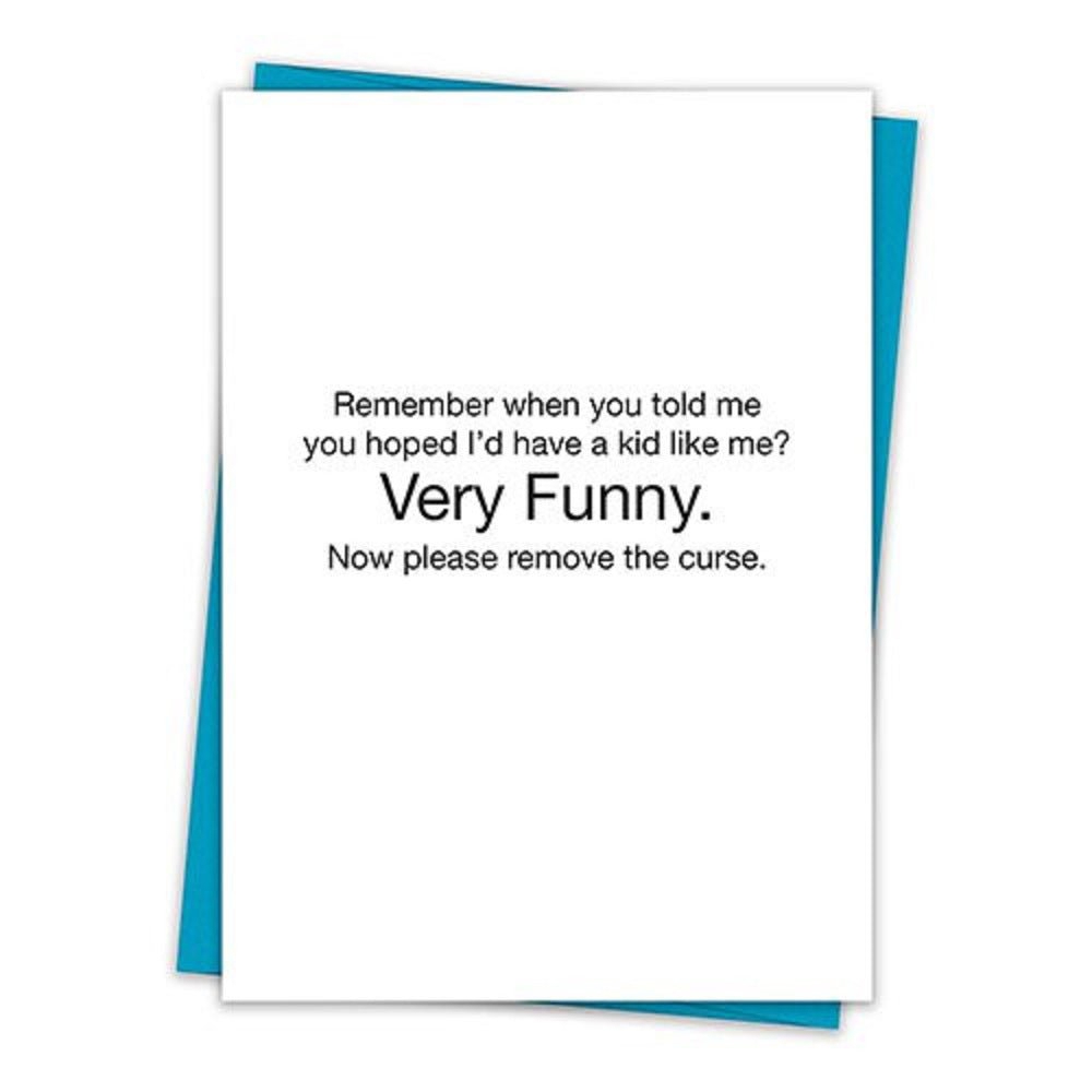 6 Pack Greeting Cards Cute and Funny Sayings Minimalist White Cards with Envelopes Blank Inside