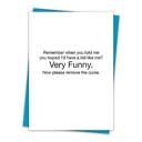 Hoped I'd Have A Kid Like Me 6 Pack Greeting Cards Cute and Funny Sayings Minimalist White Cards with Envelopes Blank Inside