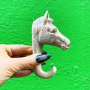  Horse Resin Hook | Animal Theme Decorative Wall Hook | 5" x 3.5"