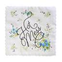  Hot Mess Hankie Retro Floral Print Cotton Handkerchief