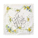  Hot Mess Hankie Retro Floral Print Cotton Handkerchief